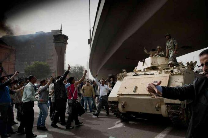 Egyiptom - felkelés Kairóban