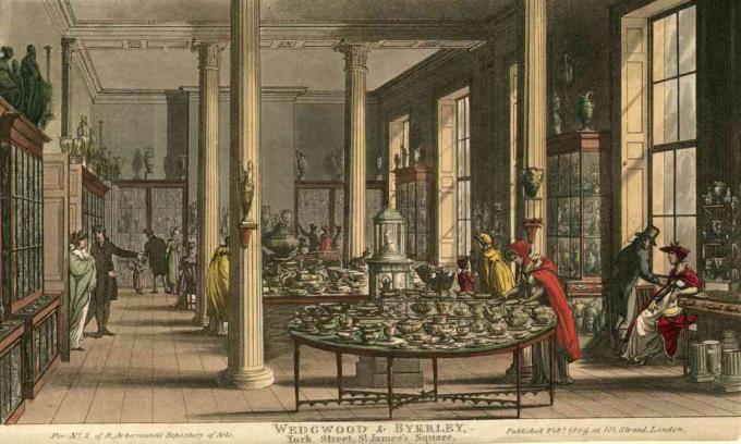 Wedgwood és Bryerly Showroom, London, 1809