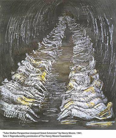 Henry Moore háborús festmény