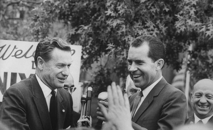 M. Richard Nixon és Nelson A. Rockefeller