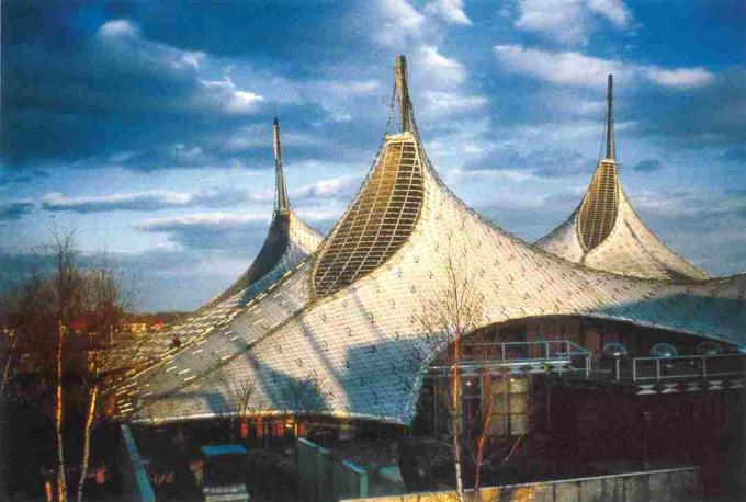 A német pavilon az Expo 67-en, 1967, Montreal, Kanada