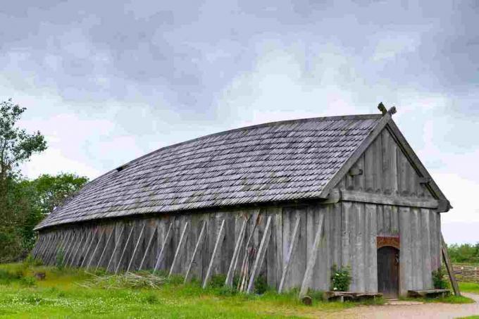 Viking Longhouse rekonstrukció Ribe-ben