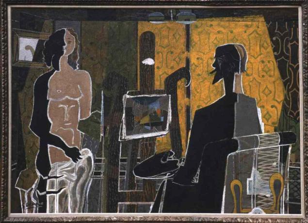 georges braque festő és modell