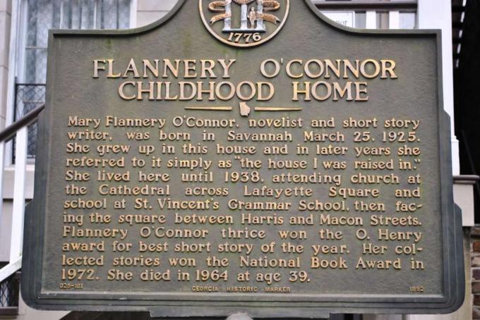 Lemez a Flannery O'Connor gyermekkori otthonában