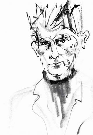Samuel Beckett arcképe