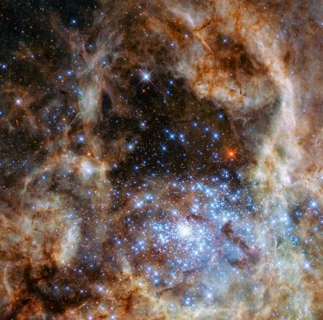 Nagy tömegű csillagok a nagy Magellán felhőben