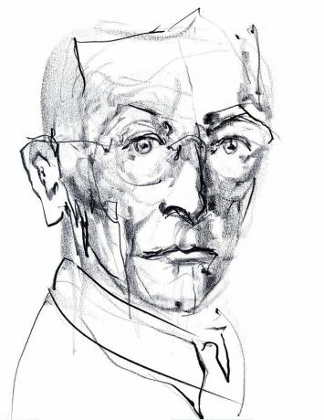 Hermann Hesse arcképe