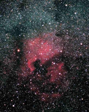 Az észak-amerikai köd Cygnus csillagképben.