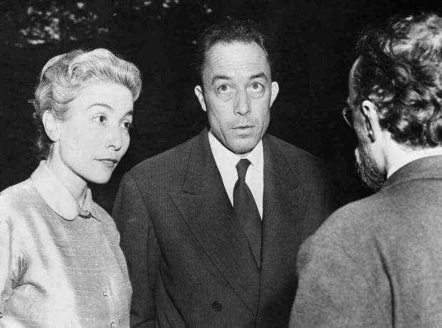 Nobel-díjas Albert Camus és felesége