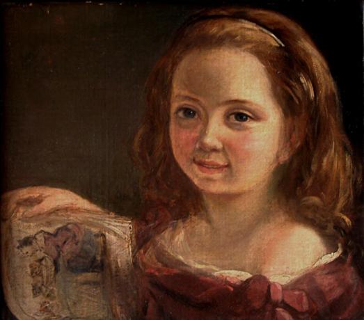 Ada Byron (Ada Lovelace), hétéves, Alfred d'Orsay, 1822.