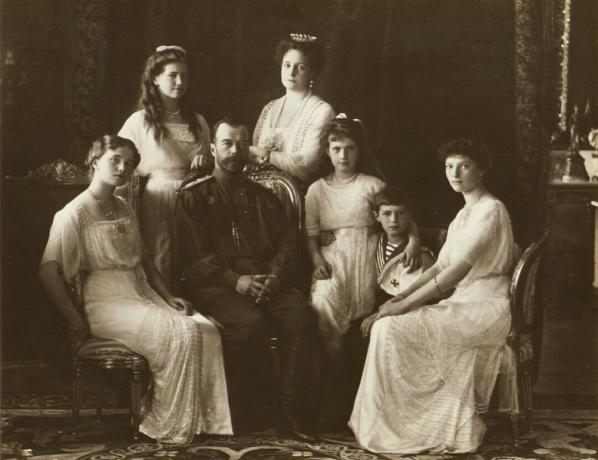 Az oroszországi Miklós Ii cár családja