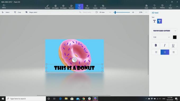 A Paint 3D segítségével szöveget adhat hozzá egy indexképhez