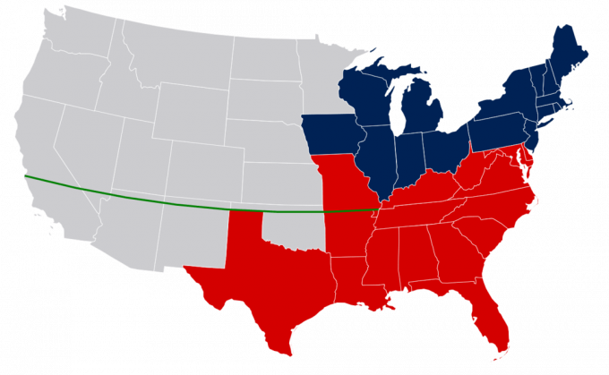 A Missouri kompromisszum digitális illusztrációja.