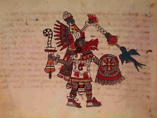 Quetzalcoatl a Codex Borbonicus-ban