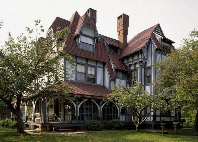 Emlen Physick ház, 1878, "Stick stílus", építész Frank Furness, Cape May, New Jersey