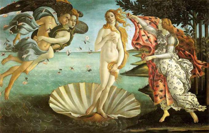 sandro botticelli a vénusz születése