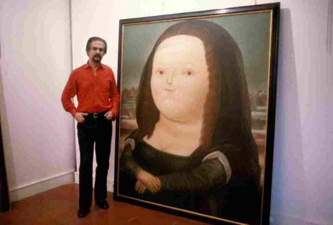 Fernando Botero a párizsi művészeti stúdióban ...