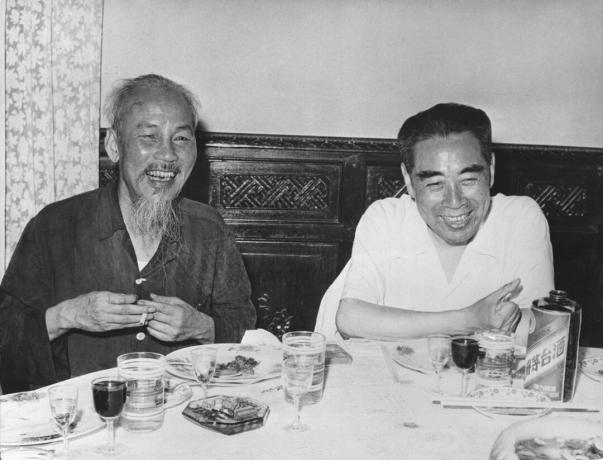 Ho Si Minh és Zhou Enlai