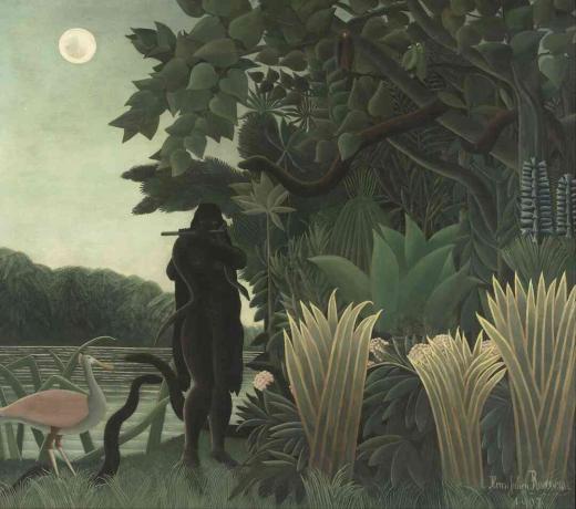 Rousseau's The Snake Charmer